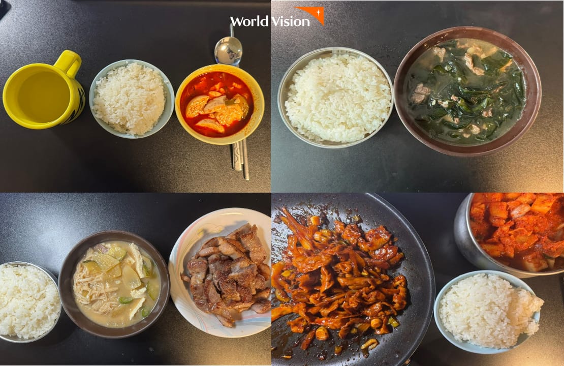 지원받은 생계비로 수호가 직접 만든 요리